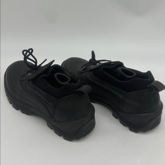 Lands’ End Slip On Duck Boots Women 9.0 D Shoes Black - Picture 9 of 14